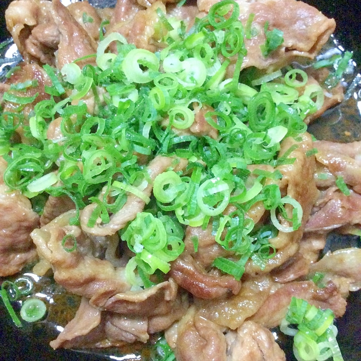 豚肉切り落とし焼き